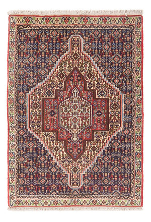 Persisk tæppe - Classic - 105 x 74 cm - mørkeblå