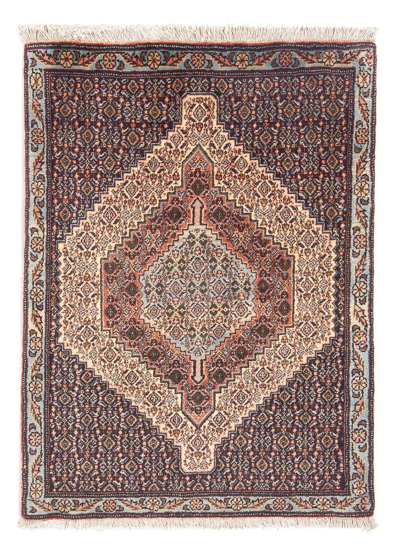 Persisk tæppe - Classic - 103 x 72 cm - mørkeblå