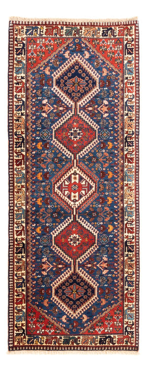 Løber Persisk tæppe - Nomadisk - 197 x 82 cm - lyseblå