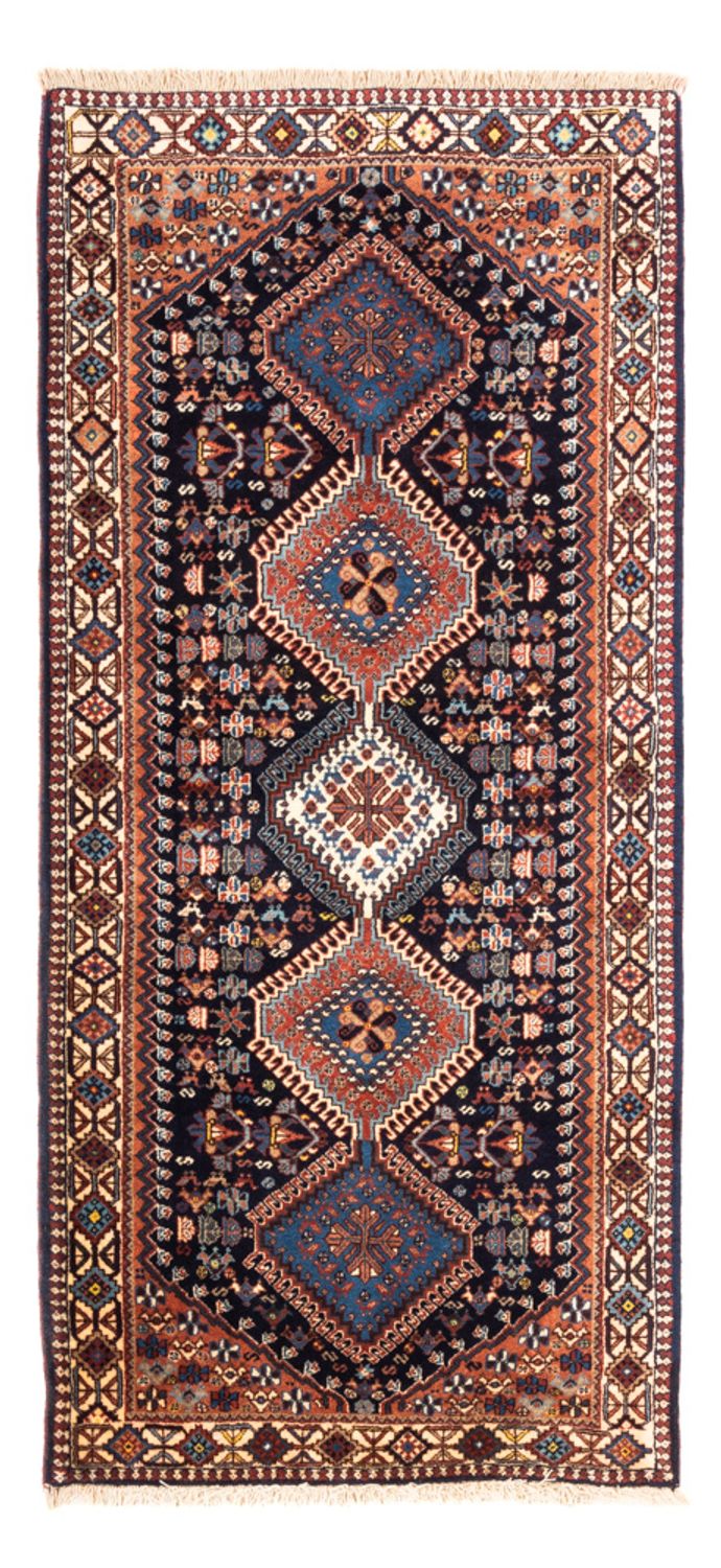 Løber Persisk tæppe - Nomadisk - 182 x 84 cm - mørkeblå