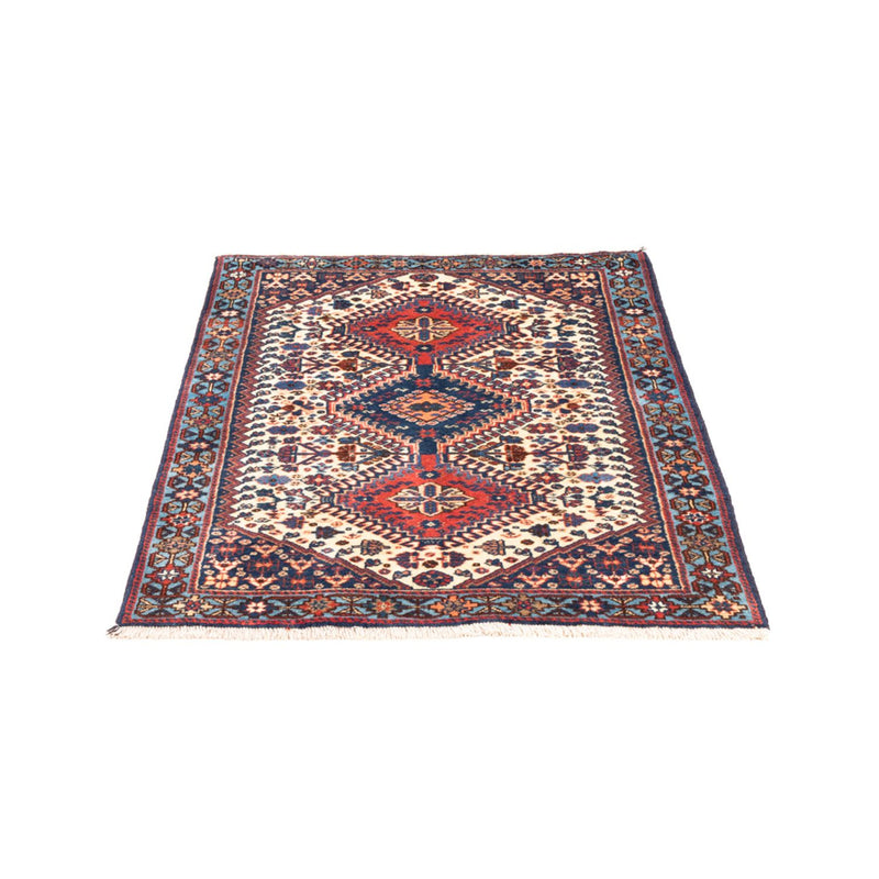Persisk tæppe - Nomadisk - 116 x 74 cm - creme