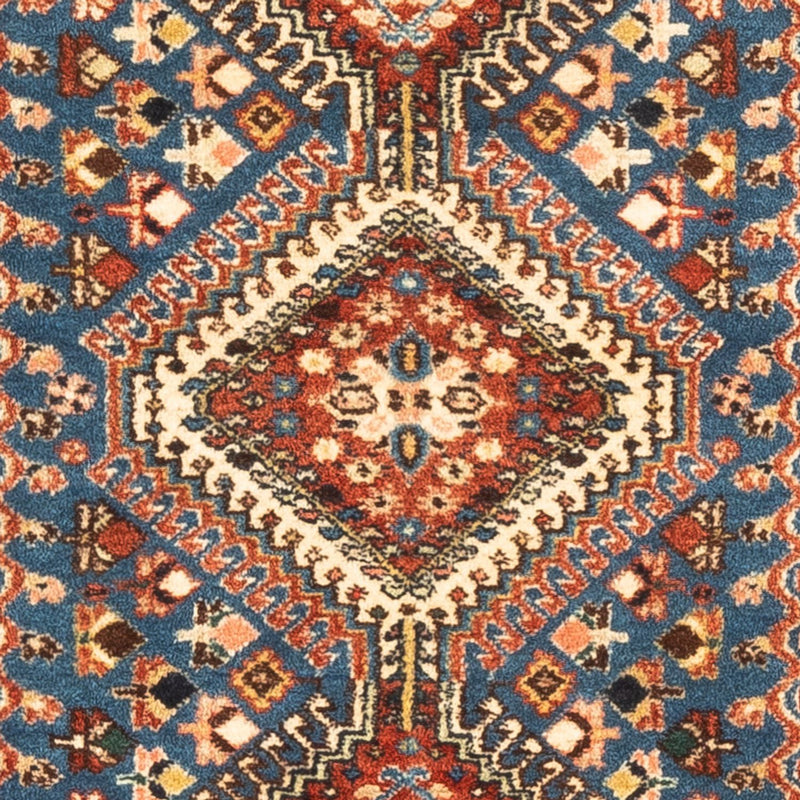 Persisk tæppe - Nomadisk - 122 x 75 cm - blå