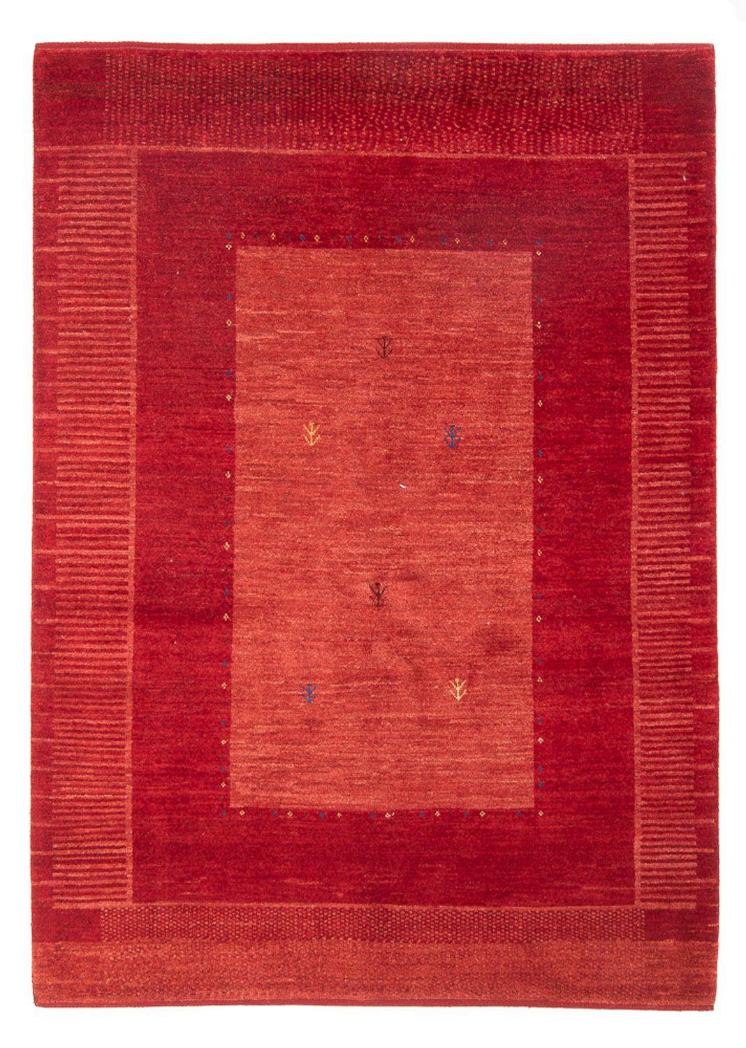 Gabbeh-tæppe - Persisk - 200 x 154 cm - rød