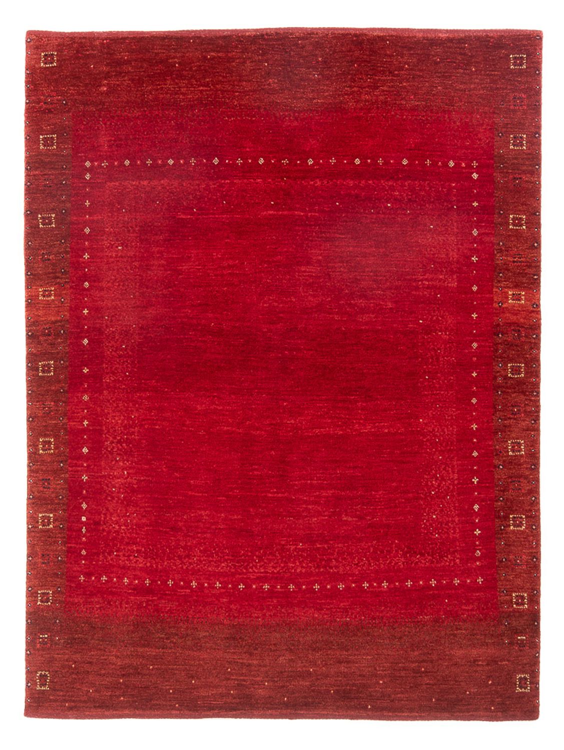 Gabbeh-tæppe - Persisk - 193 x 150 cm - rød