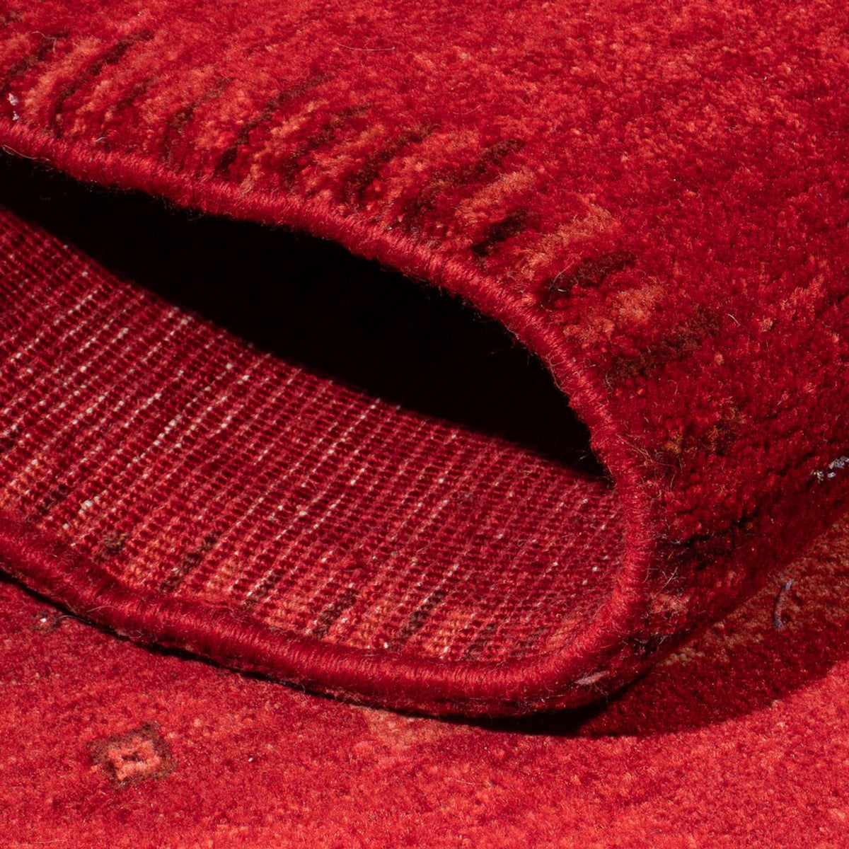 Gabbeh-tæppe - Persisk - 182 x 150 cm - rød