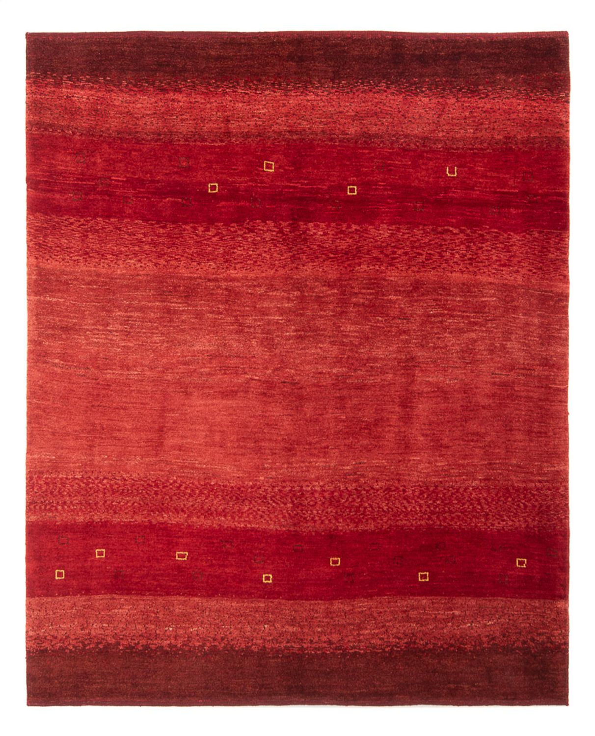 Gabbeh-tæppe - Persisk - 183 x 152 cm - rød