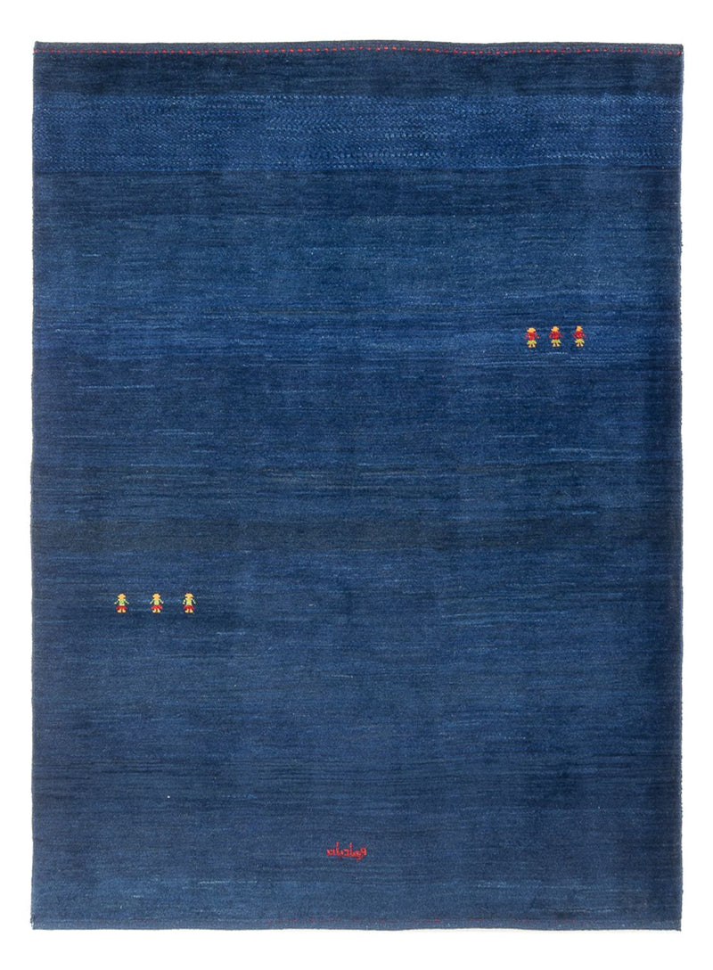 Gabbeh-tæppe - Persisk - 195 x 155 cm - mørkeblå