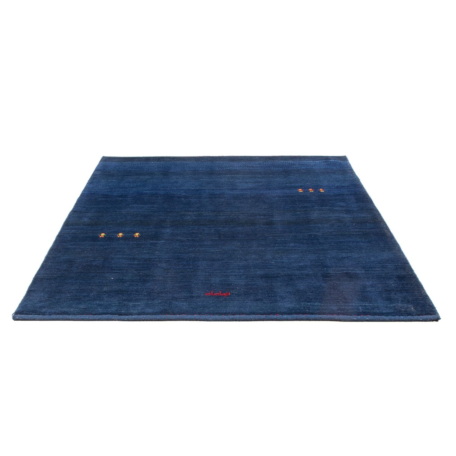 Gabbeh-tæppe - Persisk - 195 x 155 cm - mørkeblå