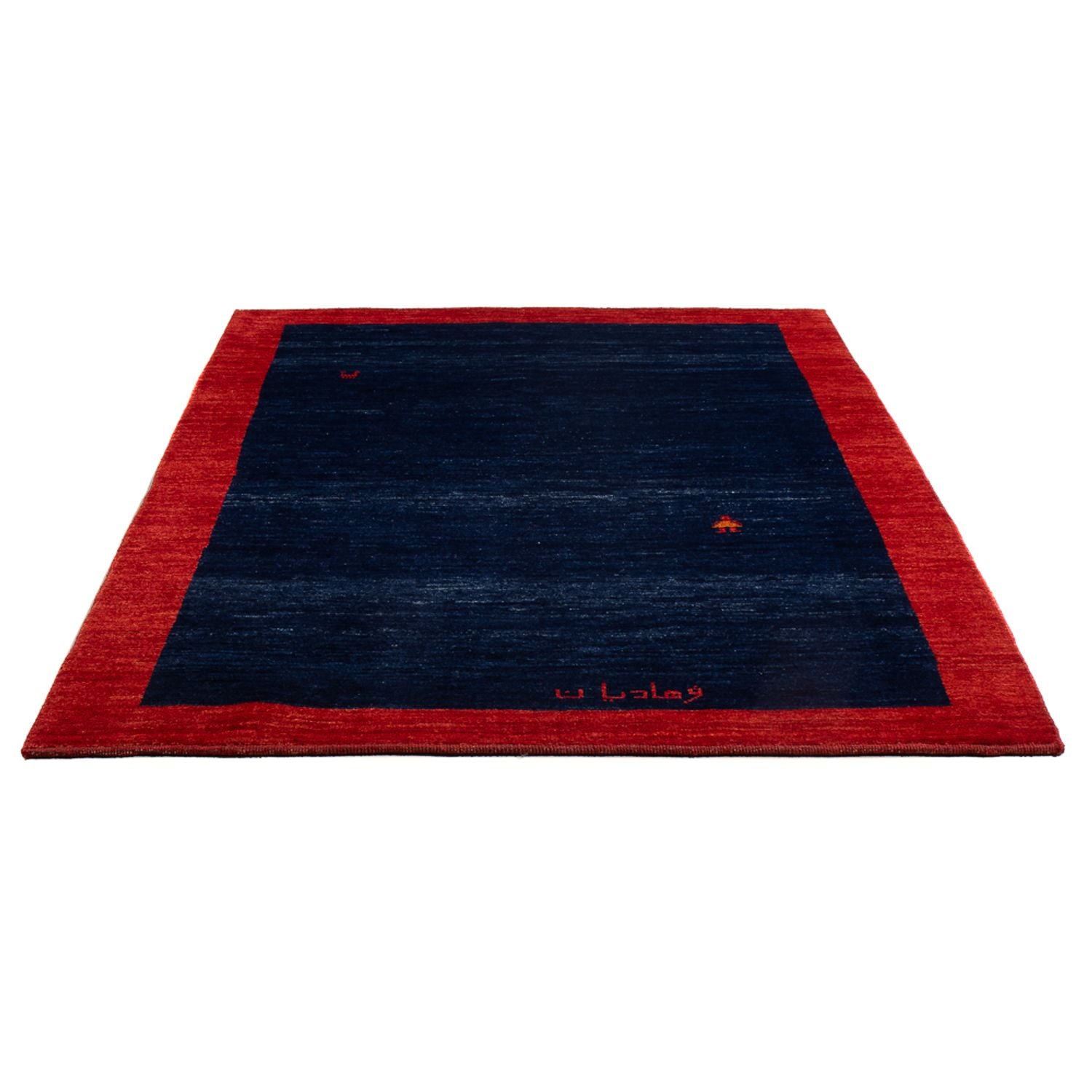 Gabbeh-tæppe - Persisk - 200 x 141 cm - mørkeblå
