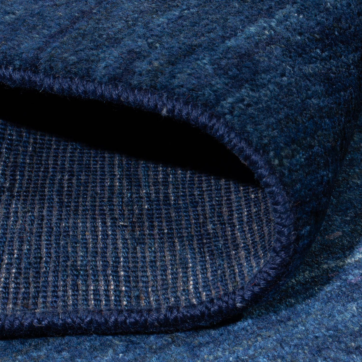 Gabbeh-tæppe - Persisk - 188 x 149 cm - mørkeblå