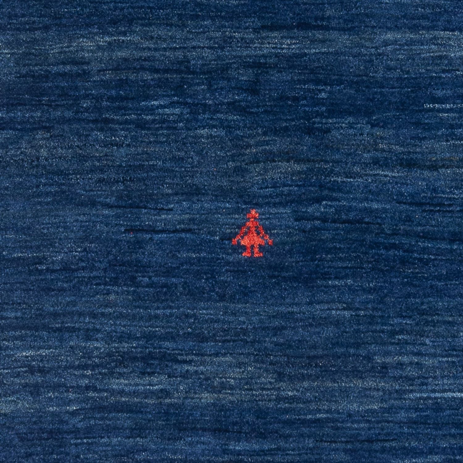 Gabbeh-tæppe - Persisk - 190 x 150 cm - mørkeblå