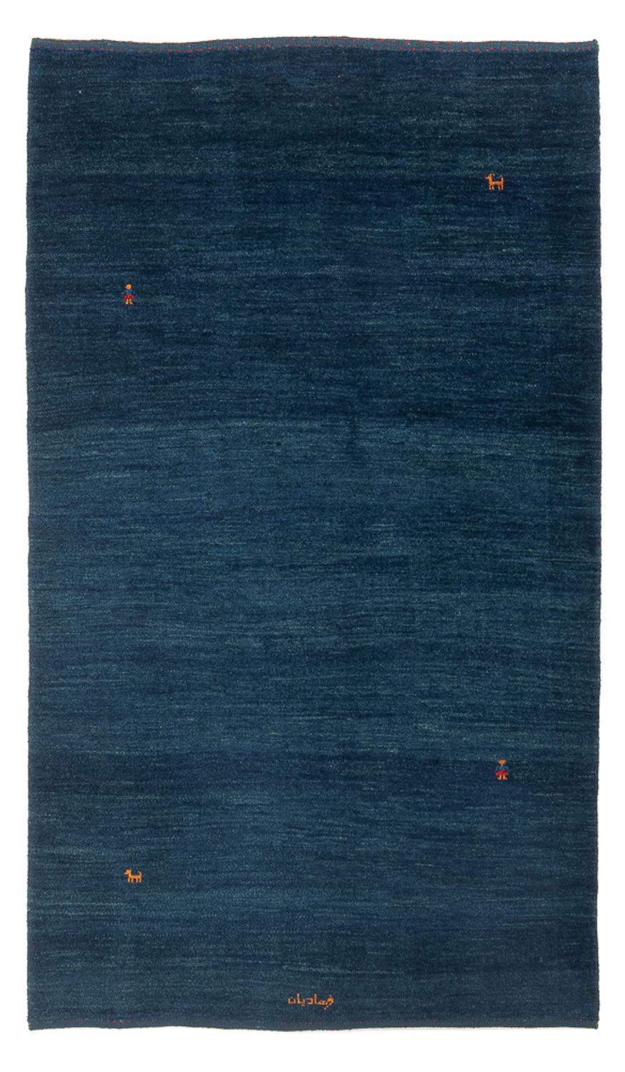 Gabbeh-tæppe - Persisk - 216 x 132 cm - mørkeblå