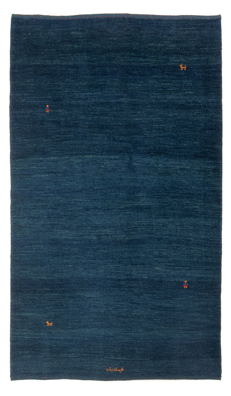 Gabbeh-tæppe - Persisk - 216 x 132 cm - mørkeblå