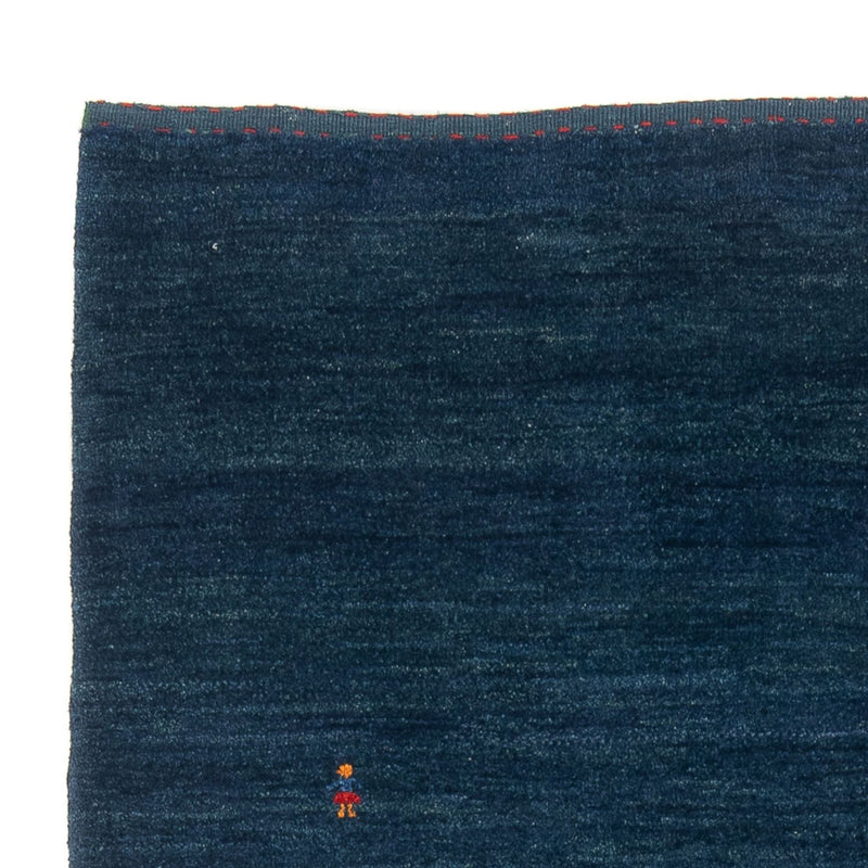 Gabbeh-tæppe - Persisk - 216 x 132 cm - mørkeblå