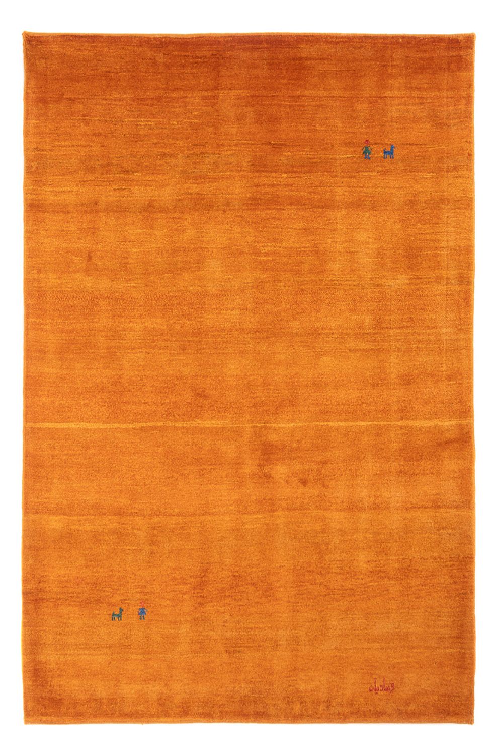 Gabbeh-tæppe - Persisk - 203 x 142 cm - orange