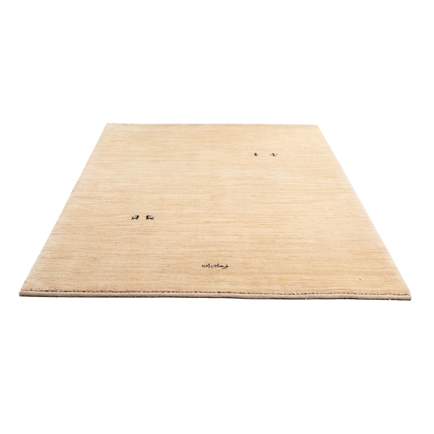 Gabbeh-tæppe - Persisk - 207 x 137 cm - beige