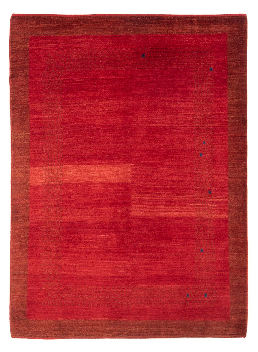 Gabbeh-tæppe - Persisk - 195 x 152 cm - rød
