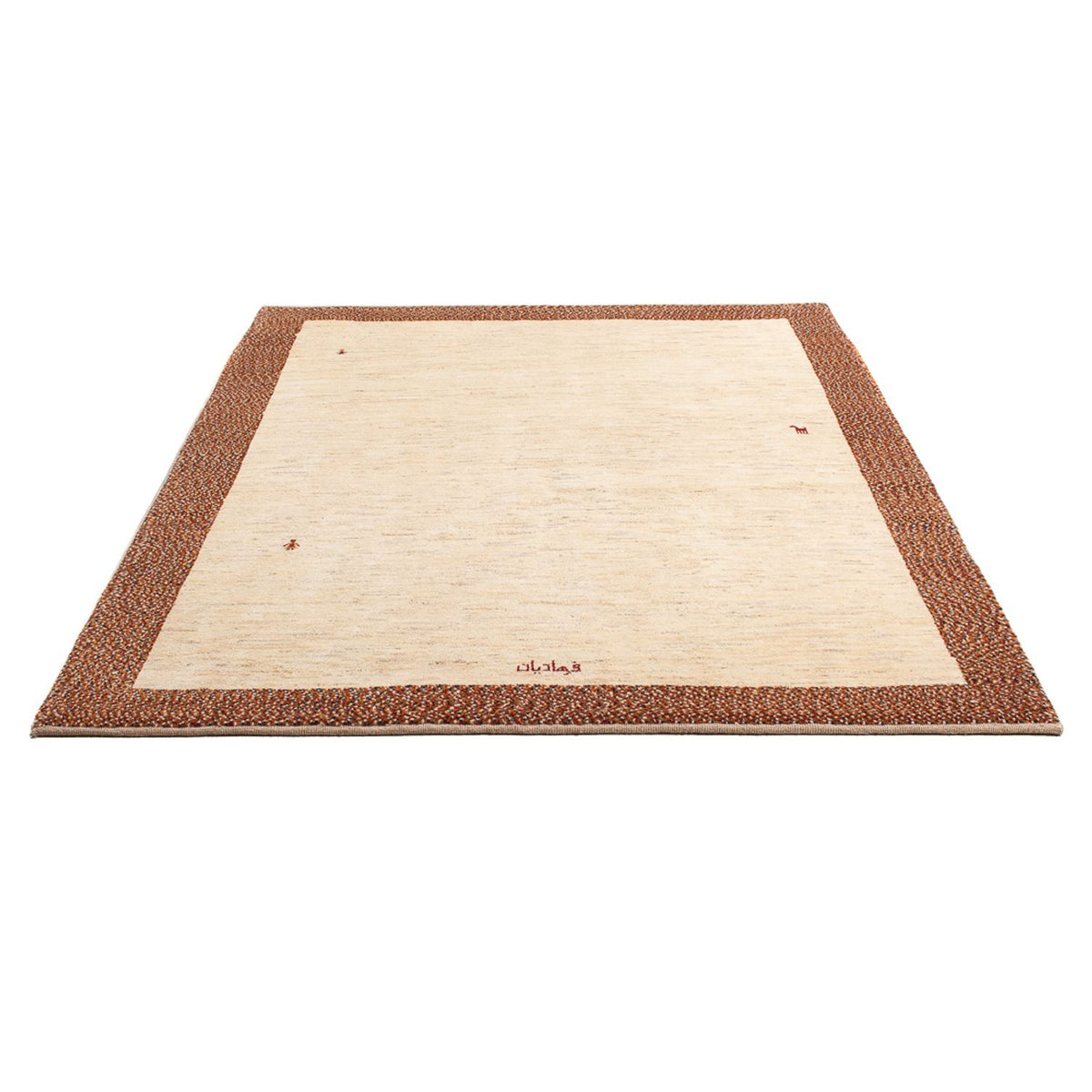 Gabbeh-tæppe - Persisk - 200 x 152 cm - flerfarvet