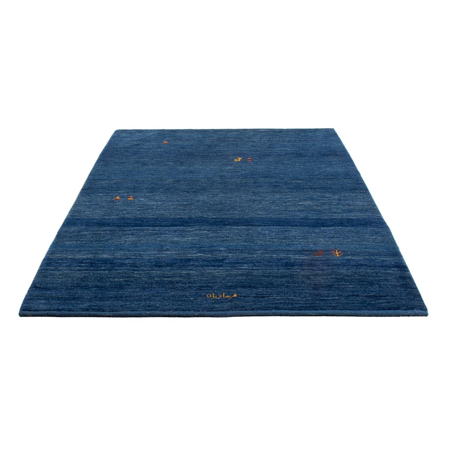 Gabbeh-tæppe - Persisk - 205 x 145 cm - mørkeblå