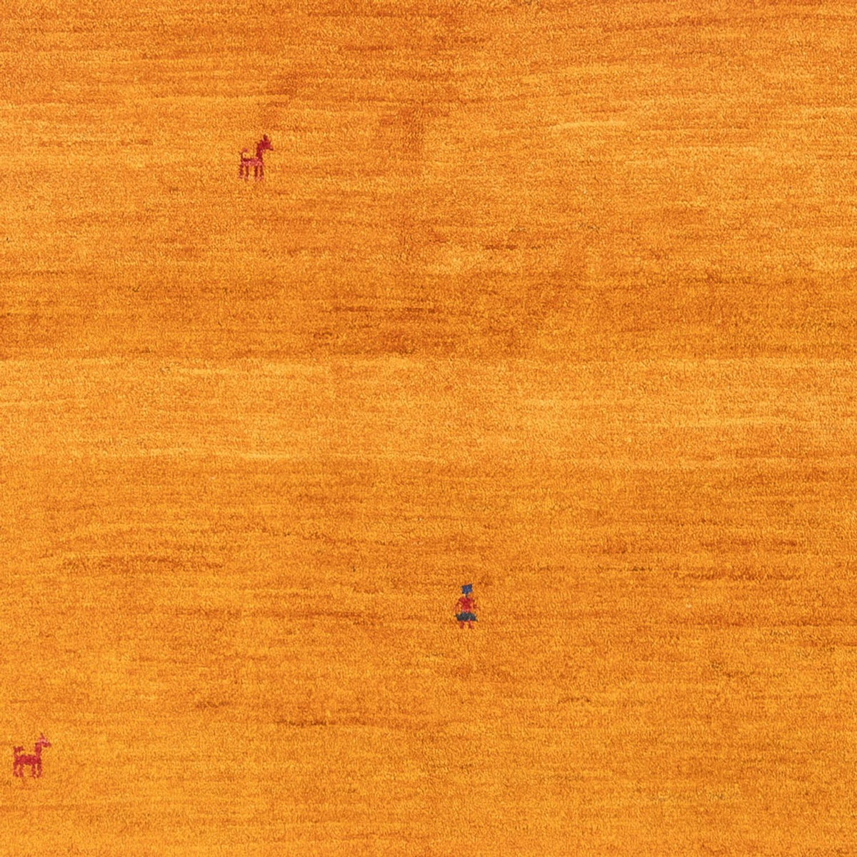 Gabbeh-tæppe - Persisk - 202 x 140 cm - orange