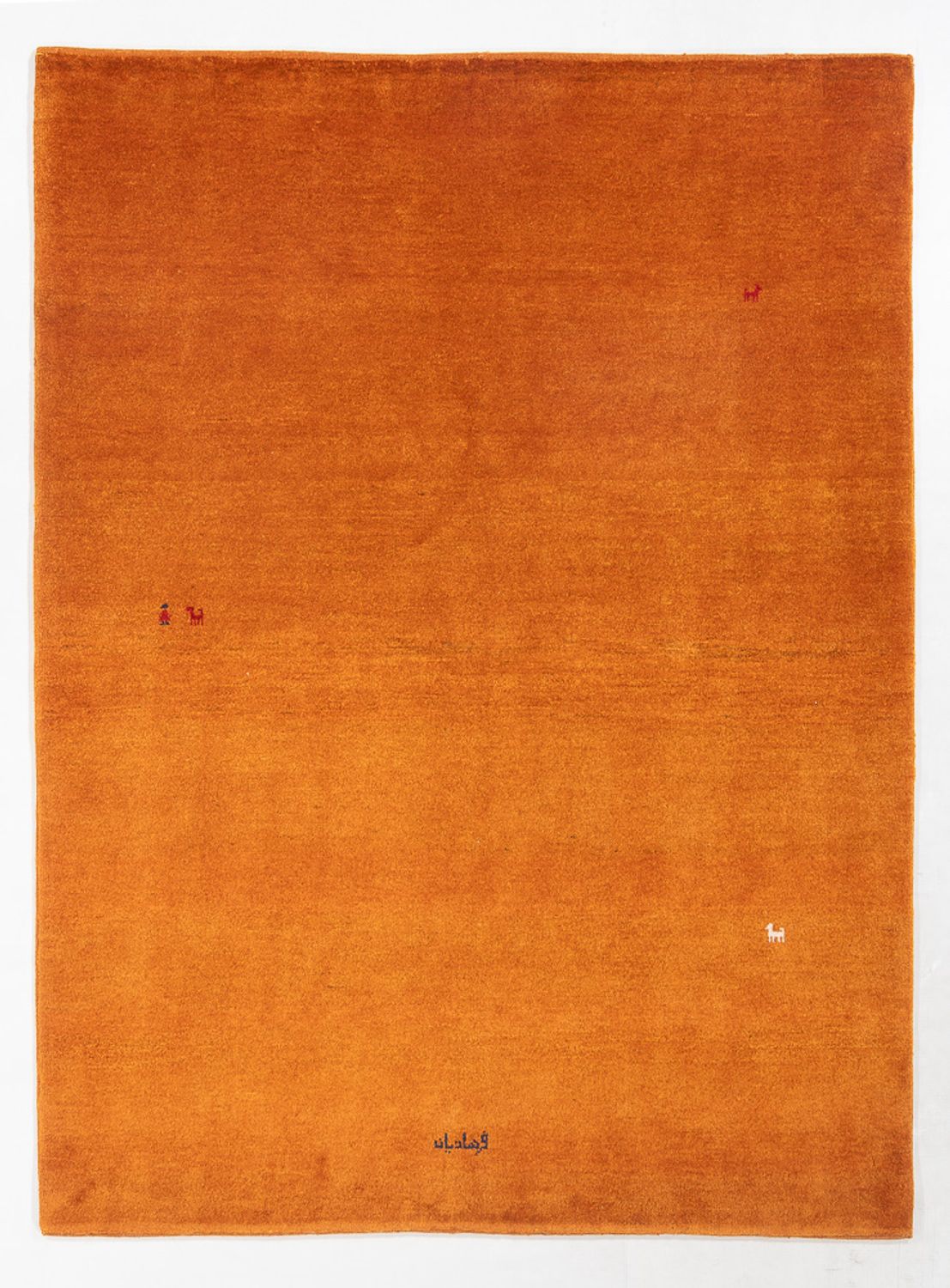 Gabbeh-tæppe - Persisk - 193 x 153 cm - orange