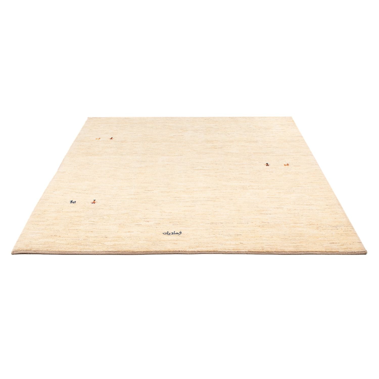 Gabbeh-tæppe - Persisk - 196 x 152 cm - beige