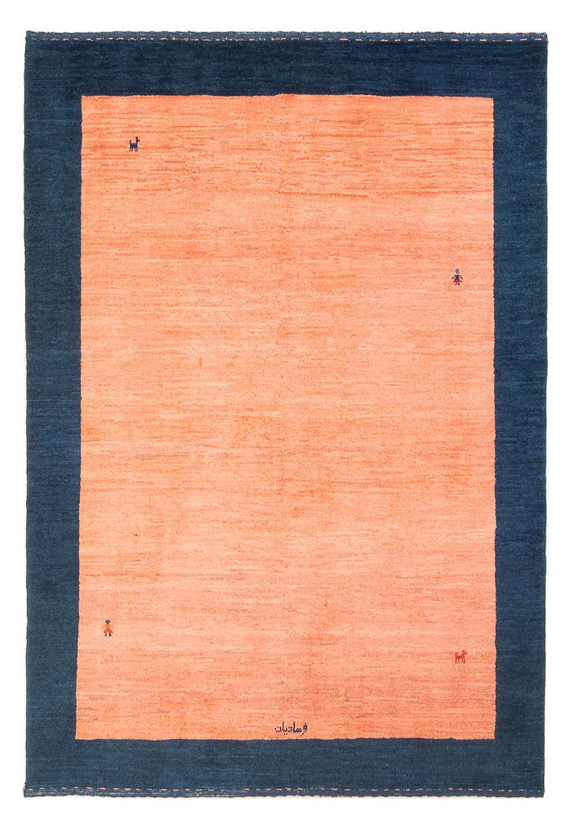 Gabbeh-tæppe - Persisk - 204 x 148 cm - flerfarvet