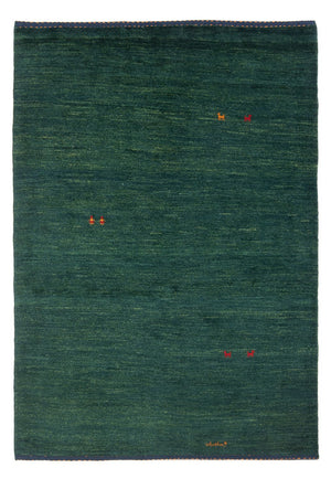 Gabbeh-tæppe - Persisk - 205 x 140 cm - mørkegrøn