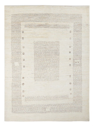 Gabbeh-tæppe - Persisk - 190 x 144 cm - sølv