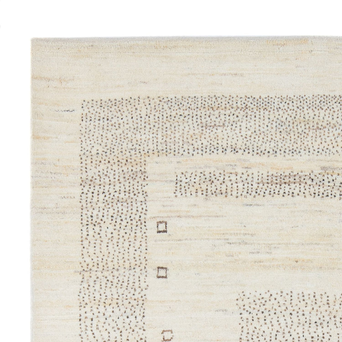 Gabbeh-tæppe - Persisk - 190 x 144 cm - sølv