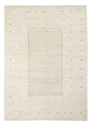 Gabbeh-tæppe - Persisk - 192 x 140 cm - sølv
