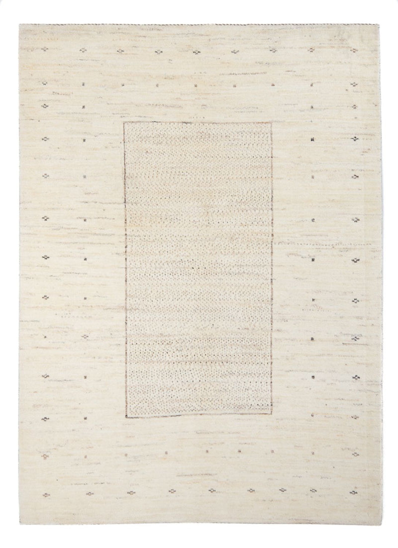 Gabbeh-tæppe - Persisk - 192 x 140 cm - sølv