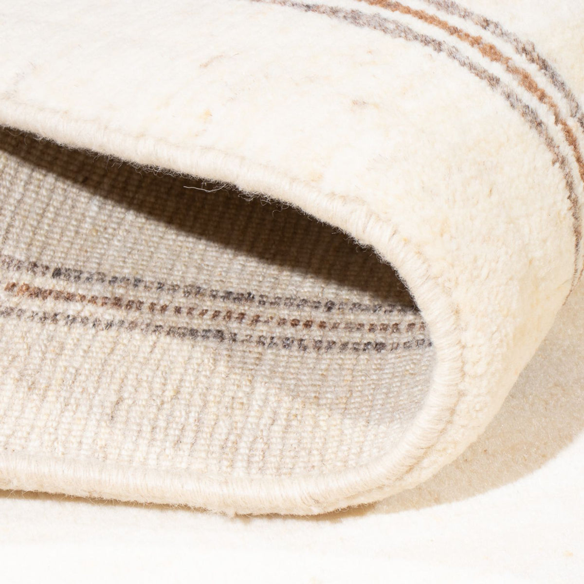 Gabbeh-tæppe - Persisk - 198 x 150 cm - hvid