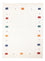Gabbeh-tæppe - Persisk - 201 x 149 cm - flerfarvet