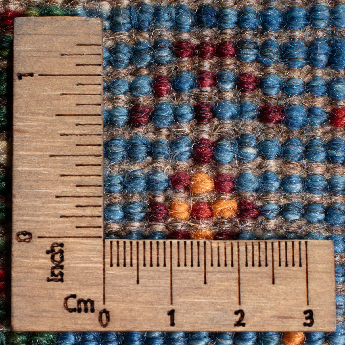 Gabbeh-tæppe - Persisk - 198 x 148 cm - flerfarvet