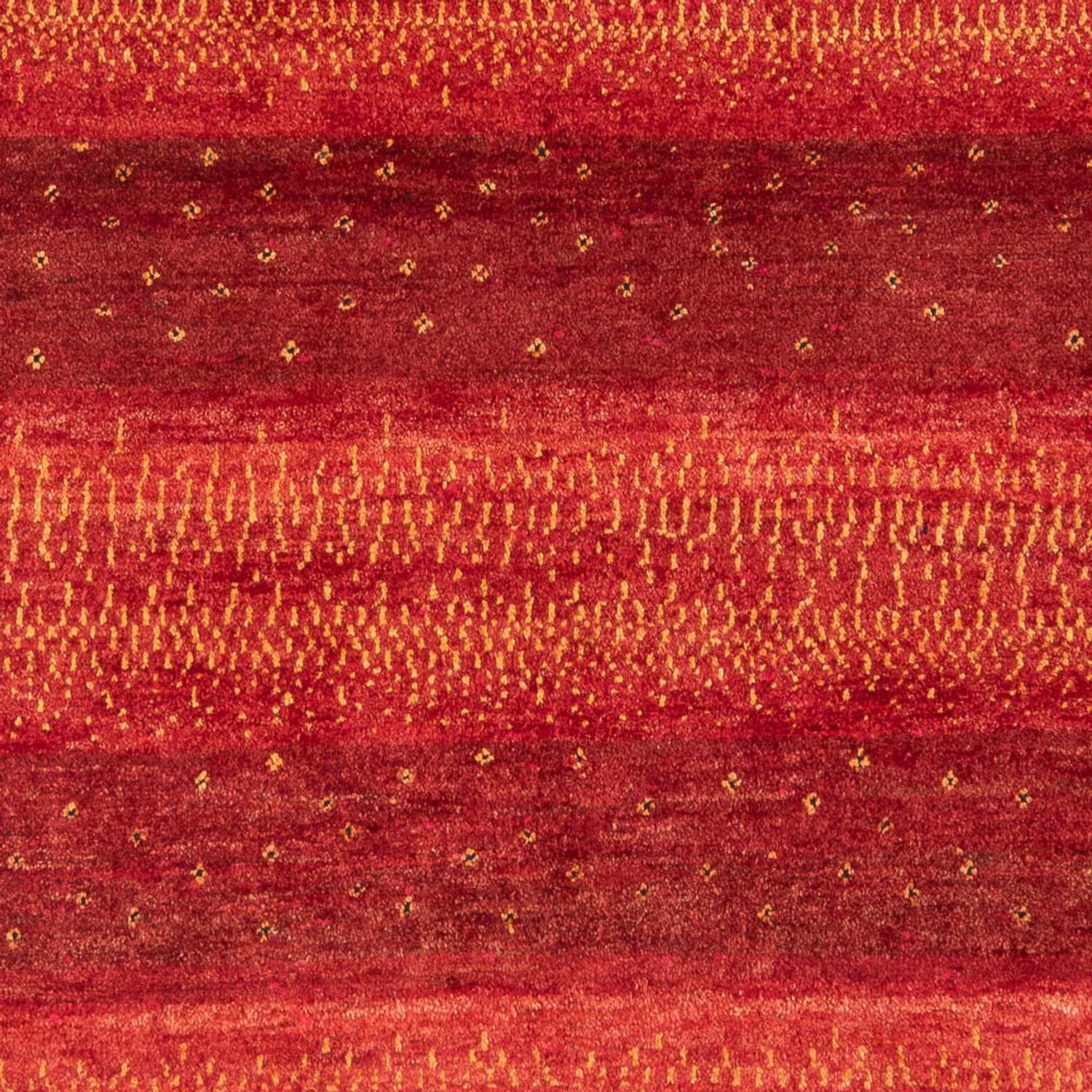 Gabbeh-tæppe - Persisk - 190 x 151 cm - rød