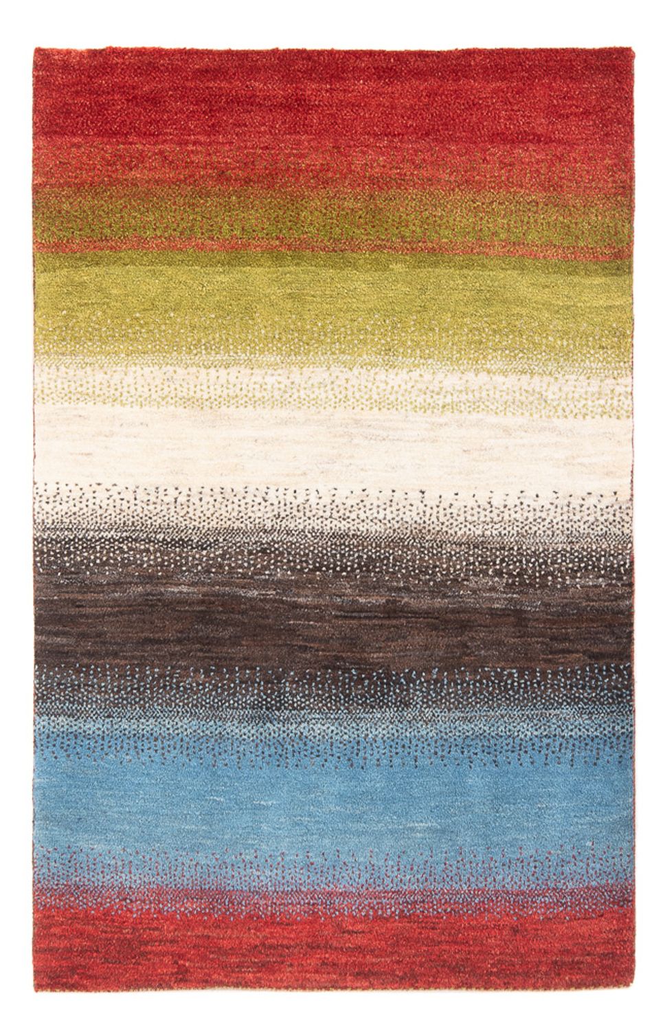 Gabbeh-tæppe - Persisk - 150 x 98 cm - flerfarvet