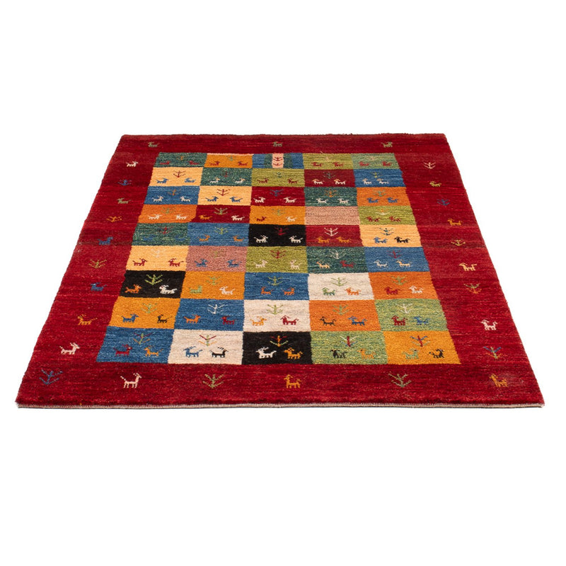 Gabbeh-tæppe - Persisk - 150 x 102 cm - flerfarvet