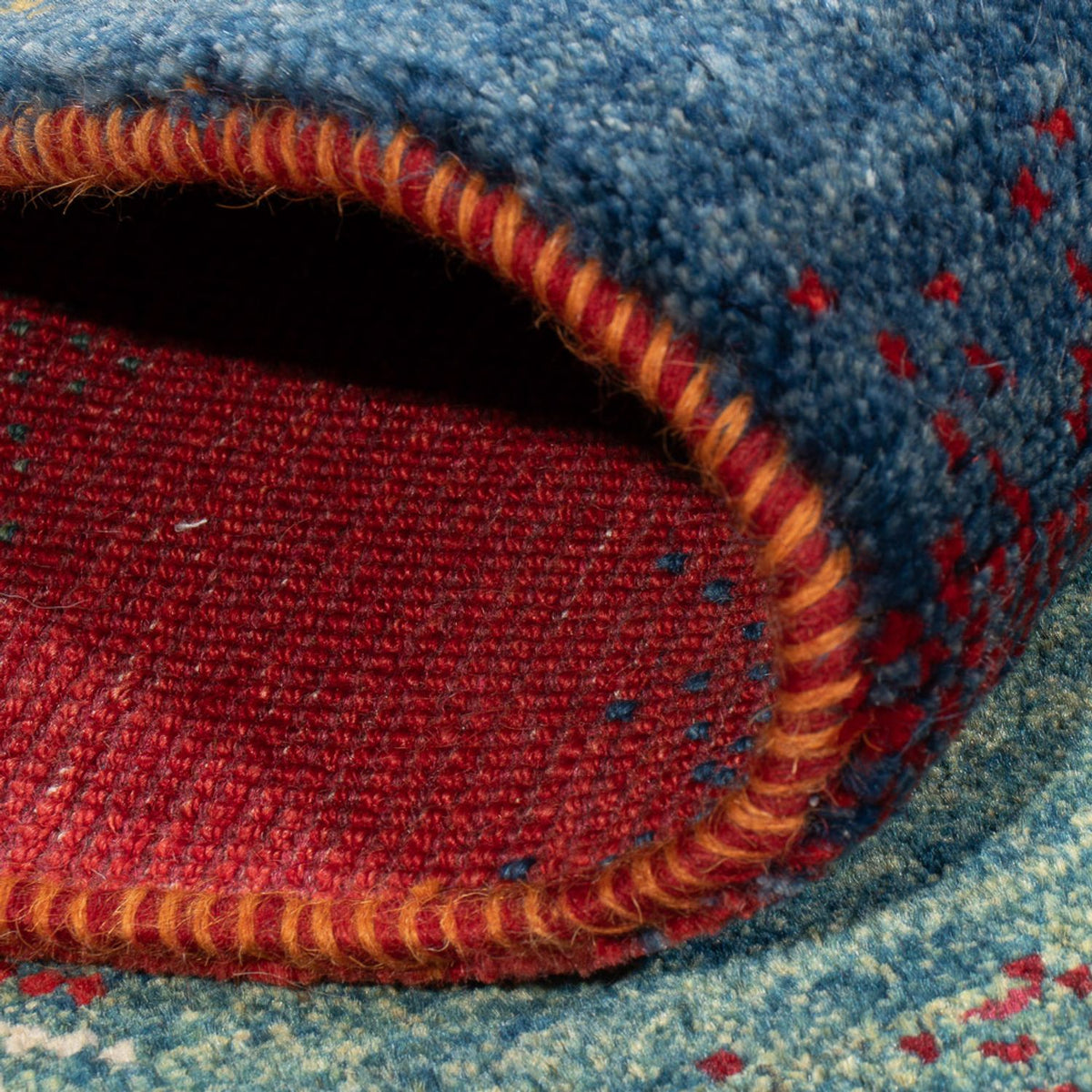 Gabbeh-tæppe - Persisk - 152 x 108 cm - flerfarvet