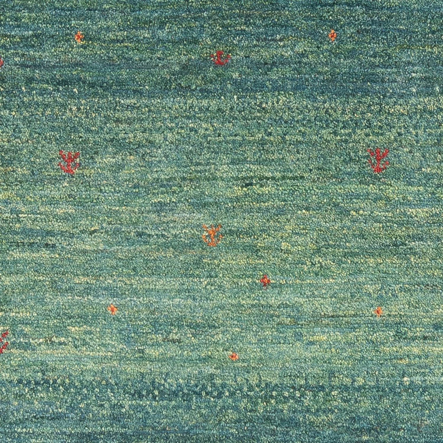 Gabbeh-tæppe - Persisk - 152 x 100 cm - mørkegrøn