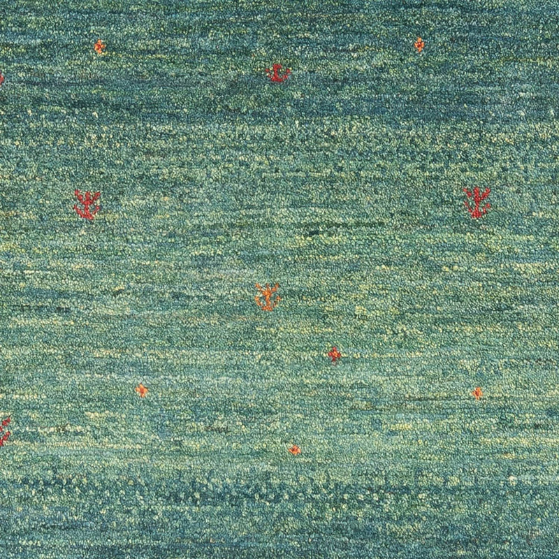 Gabbeh-tæppe - Persisk - 152 x 100 cm - mørkegrøn