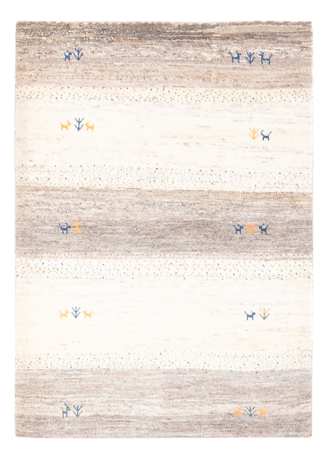 Gabbeh-tæppe - Persisk - 153 x 110 cm - flerfarvet