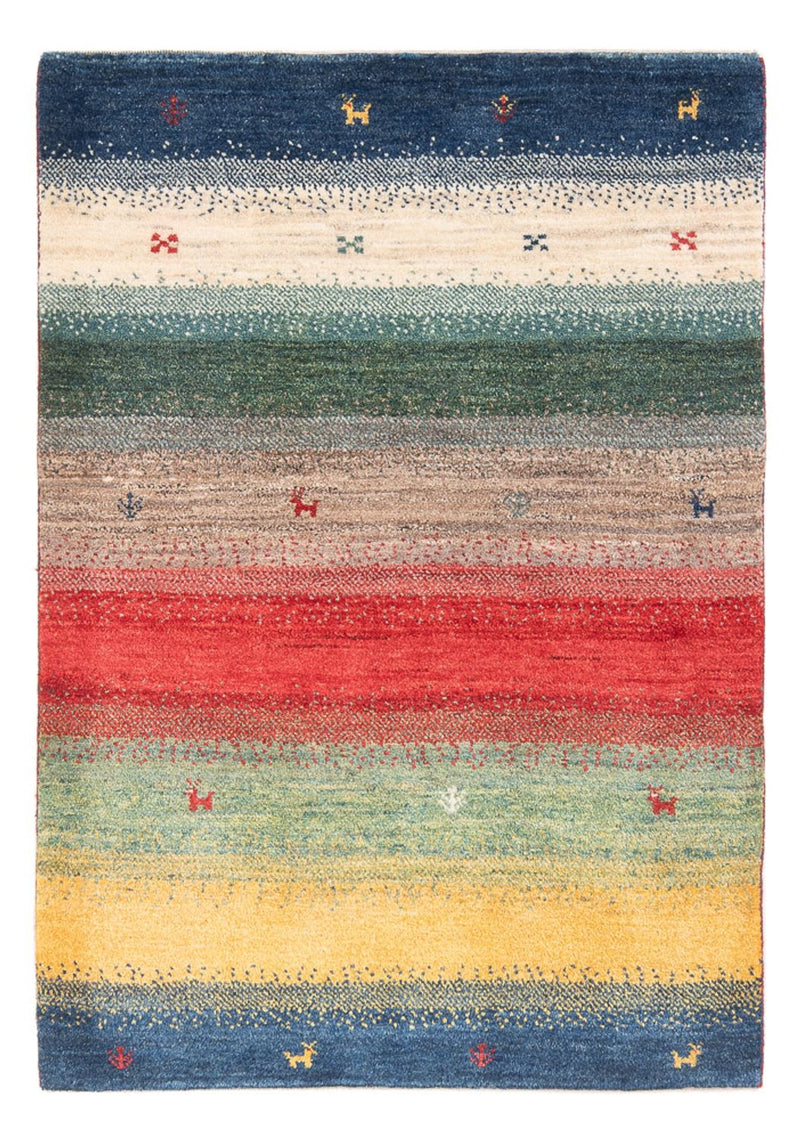 Gabbeh-tæppe - Persisk - 153 x 107 cm - flerfarvet