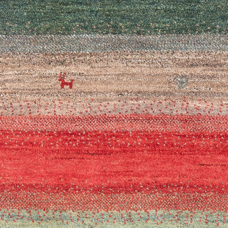 Gabbeh-tæppe - Persisk - 153 x 107 cm - flerfarvet
