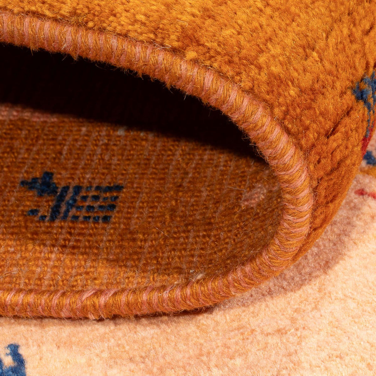 Gabbeh-tæppe - Persisk - 149 x 99 cm - flerfarvet