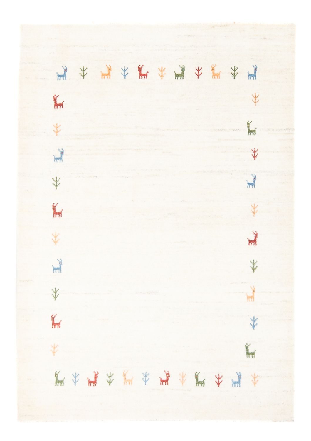 Gabbeh-tæppe - Persisk - 148 x 104 cm - flerfarvet