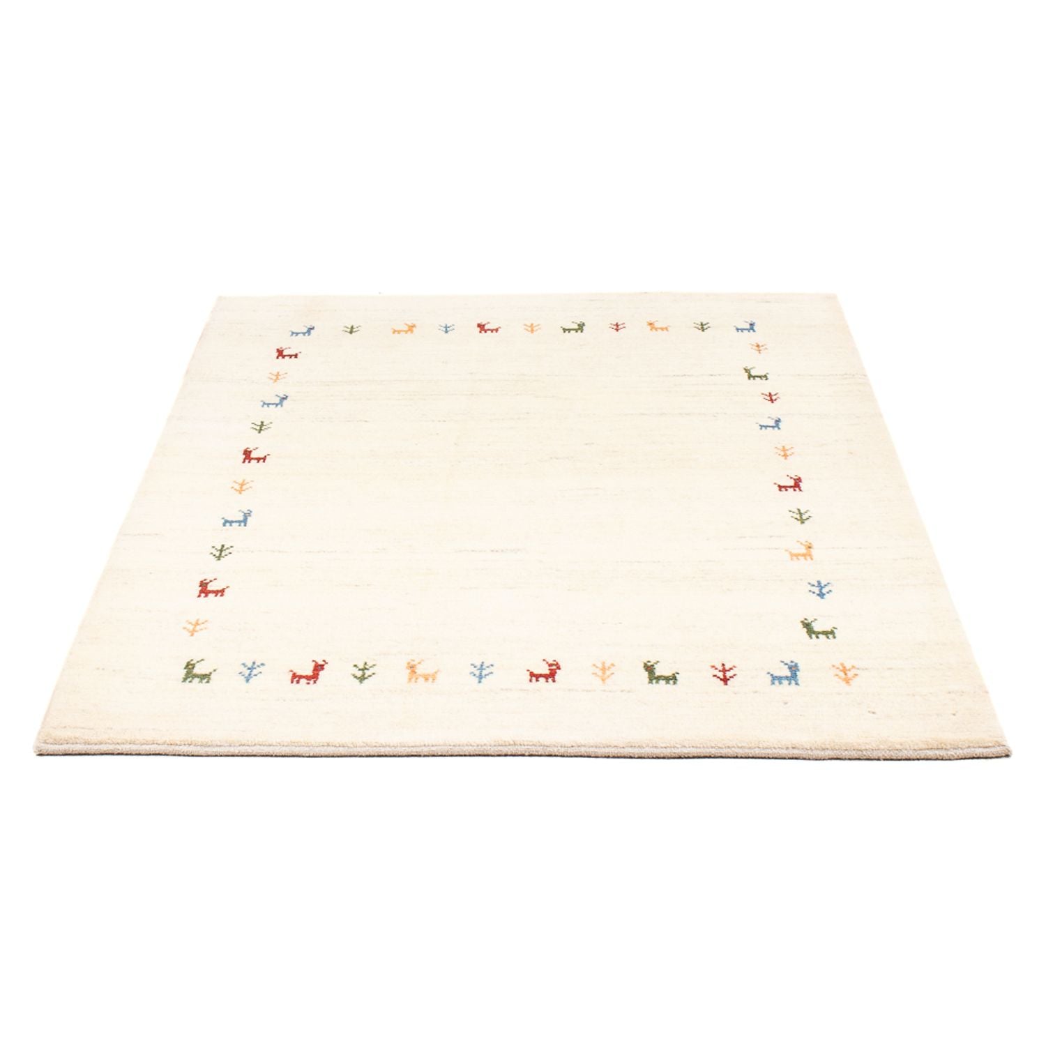 Gabbeh-tæppe - Persisk - 148 x 104 cm - flerfarvet