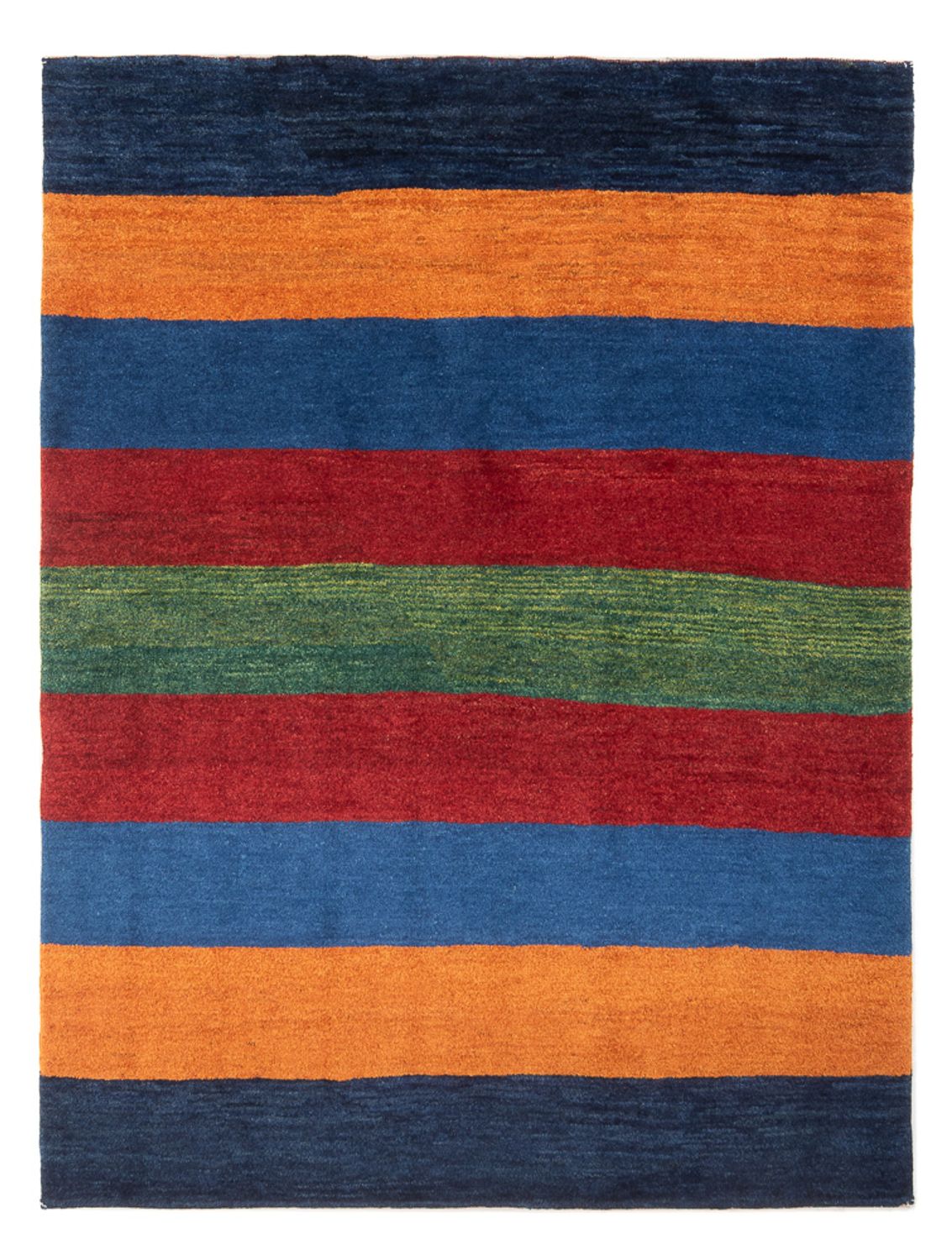 Gabbeh-tæppe - Persisk - 190 x 146 cm - flerfarvet