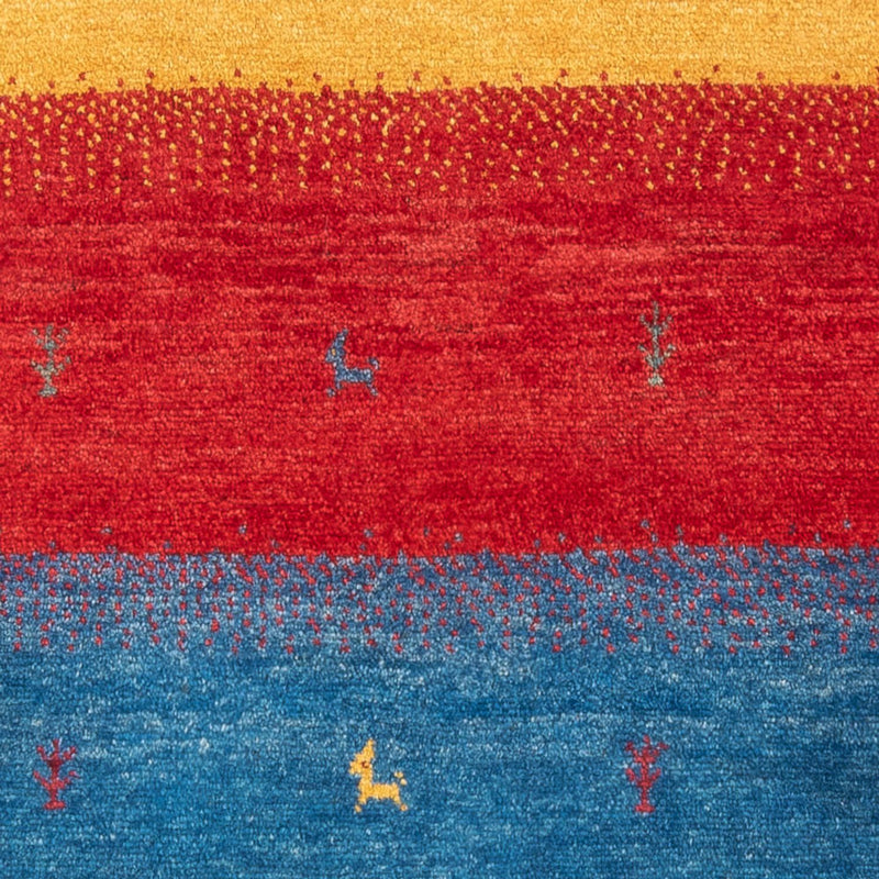 Gabbeh-tæppe - Persisk - 151 x 104 cm - flerfarvet