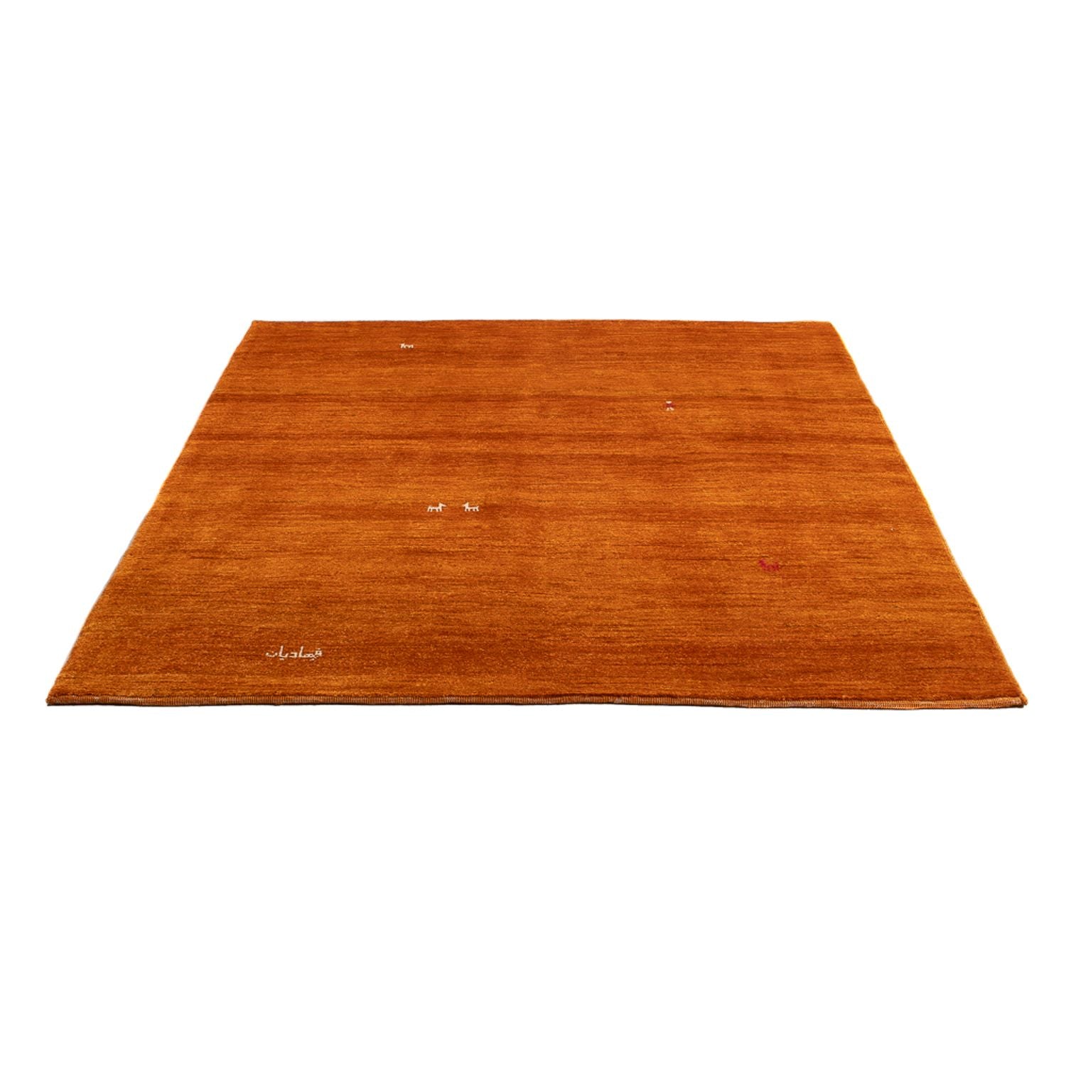 Gabbeh-tæppe - Persisk - 196 x 150 cm - orange